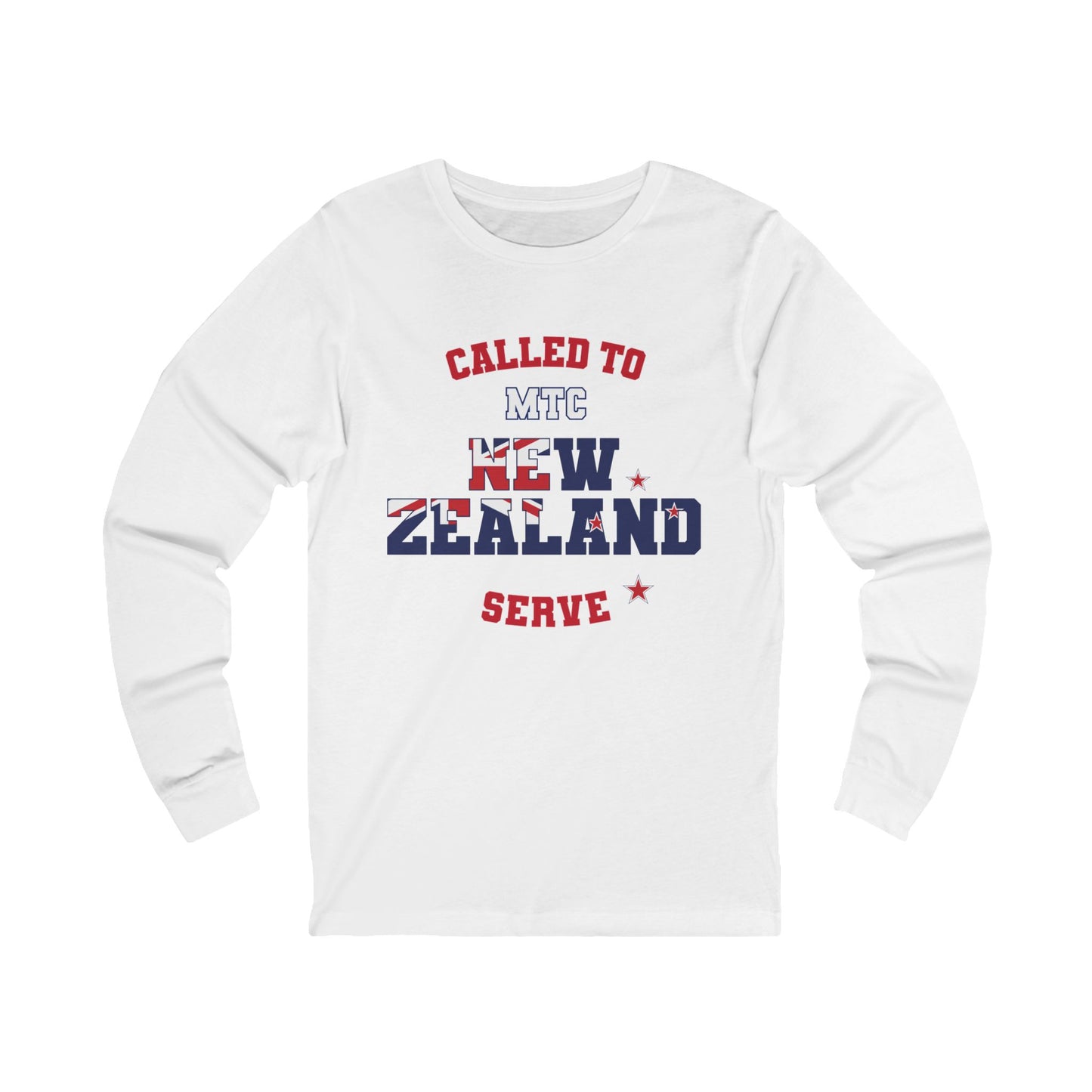 New Zealand MTC English - Unisex Long Sleeve Cotton Jersey