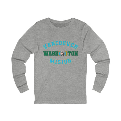 Washington Vancouver Spanish - Unisex Long Sleeve Cotton Jersey