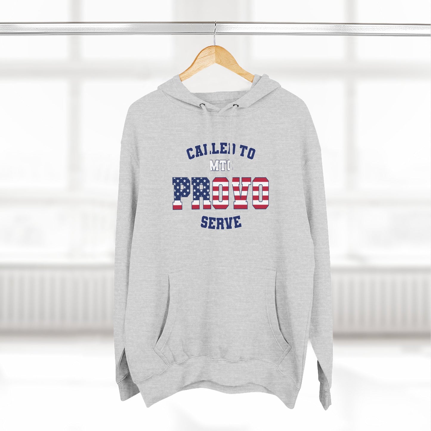 Provo MTC English USA Flag - The Relaxed Hoodie