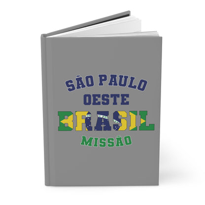 Brazil Sao Paulo West Portuguese - Hardcover Journal
