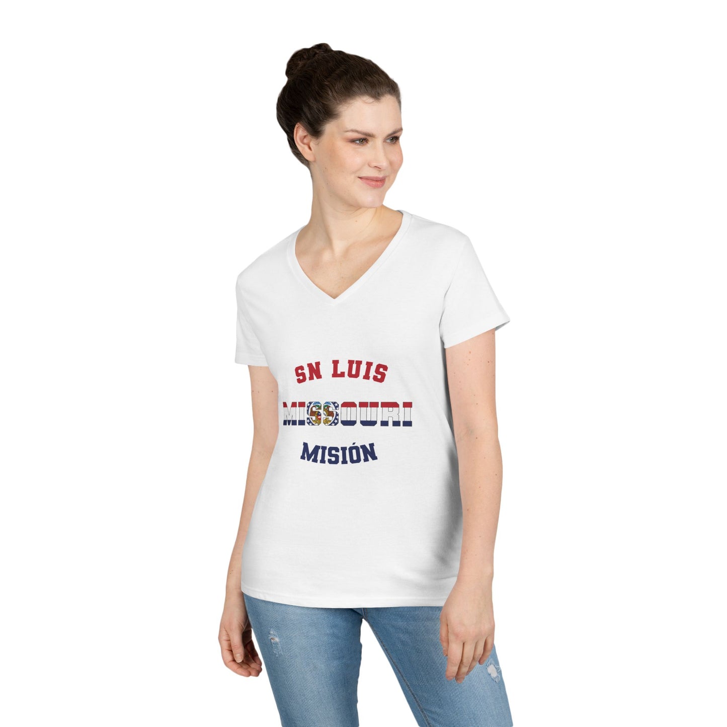 Missouri St Louis Spanish - Ladies' V-Neck T-Shirt
