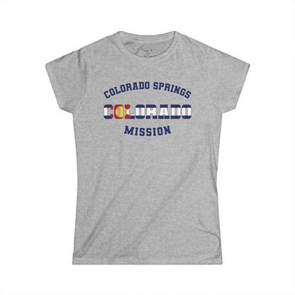 Colorado Colorado Springs English - The Classic P-Day Tee for Ladies