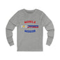 Philippines Manila English - Unisex Long Sleeve Cotton Jersey