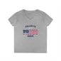 Provo MTC English USA Flag - Ladies' V-Neck T-Shirt