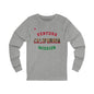 California Ventura English - Unisex Long Sleeve Cotton Jersey