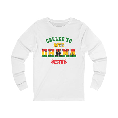 Ghana MTC English - Unisex Long Sleeve Cotton Jersey