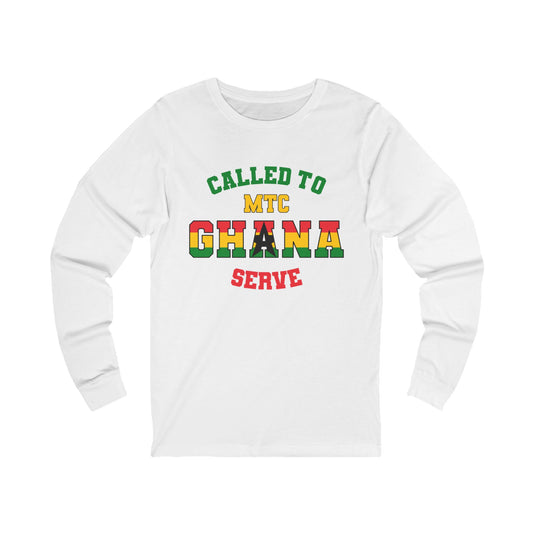 Ghana MTC English - Unisex Long Sleeve Cotton Jersey