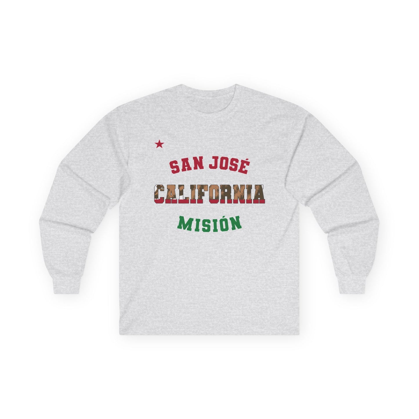 California San Jose Spanish - Unisex Long Sleeve Cotton Tee