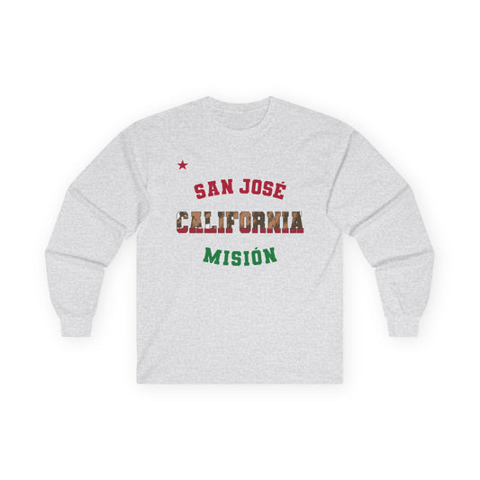 California San Jose Spanish - Unisex Long Sleeve Cotton Tee