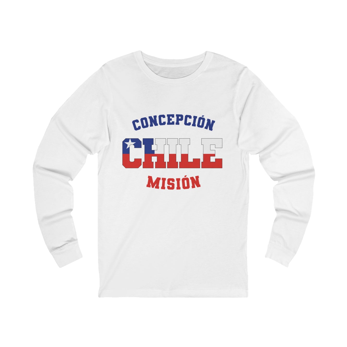 Chile Concepcion Spanish - Unisex Long Sleeve Cotton Jersey
