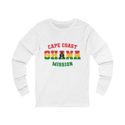 Ghana Cape Coast English - Unisex Long Sleeve Cotton Jersey