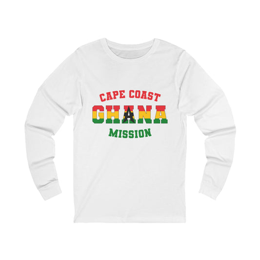 Ghana Cape Coast English - Unisex Long Sleeve Cotton Jersey