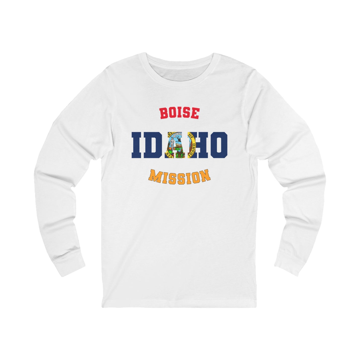 Idaho Boise English - Unisex Long Sleeve Cotton Jersey