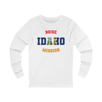 Idaho Boise English - Unisex Long Sleeve Cotton Jersey