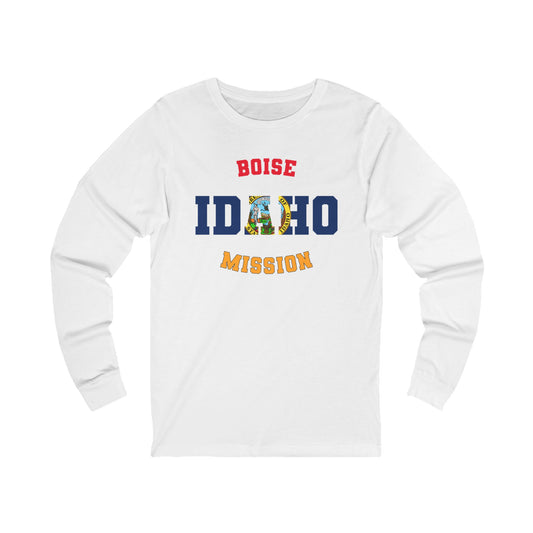 Idaho Boise English - Unisex Long Sleeve Cotton Jersey