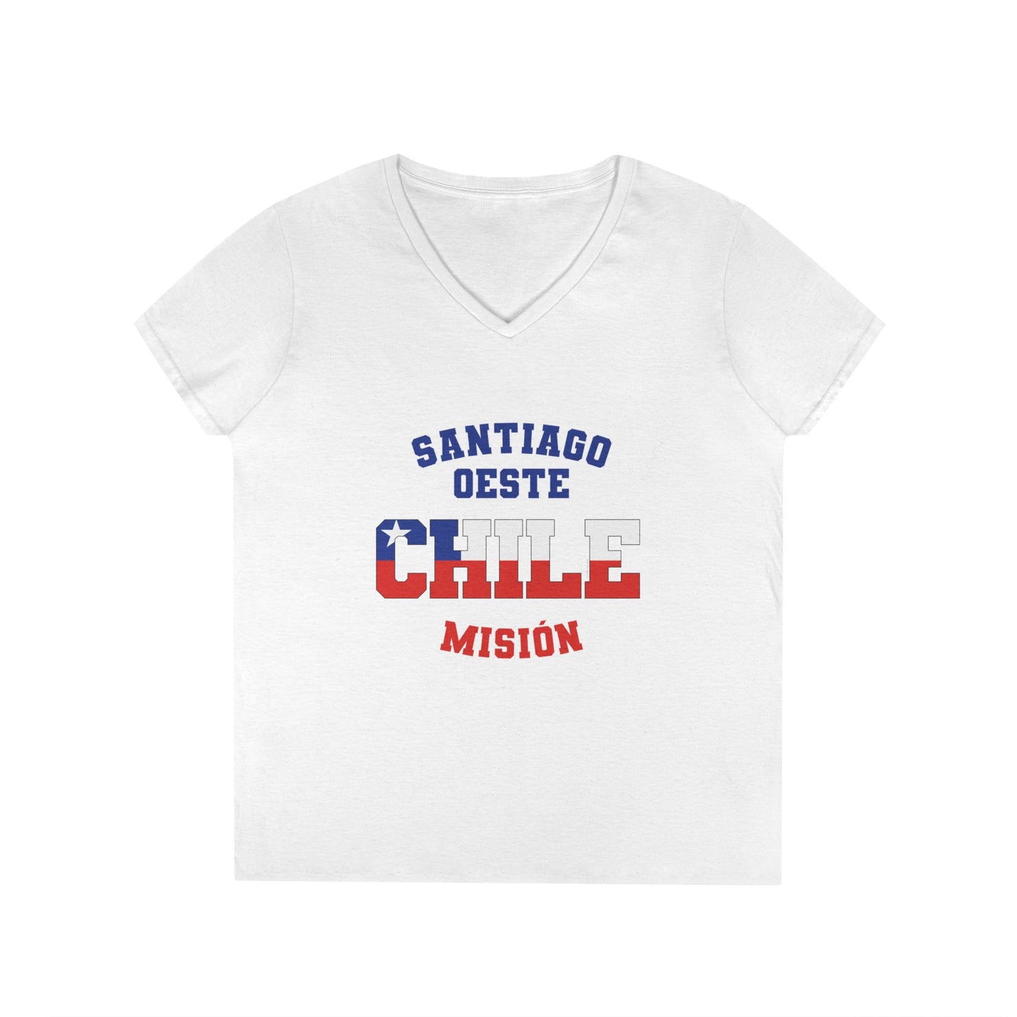 Chile Santiago West Spanish - Ladies' V-Neck T-Shirt