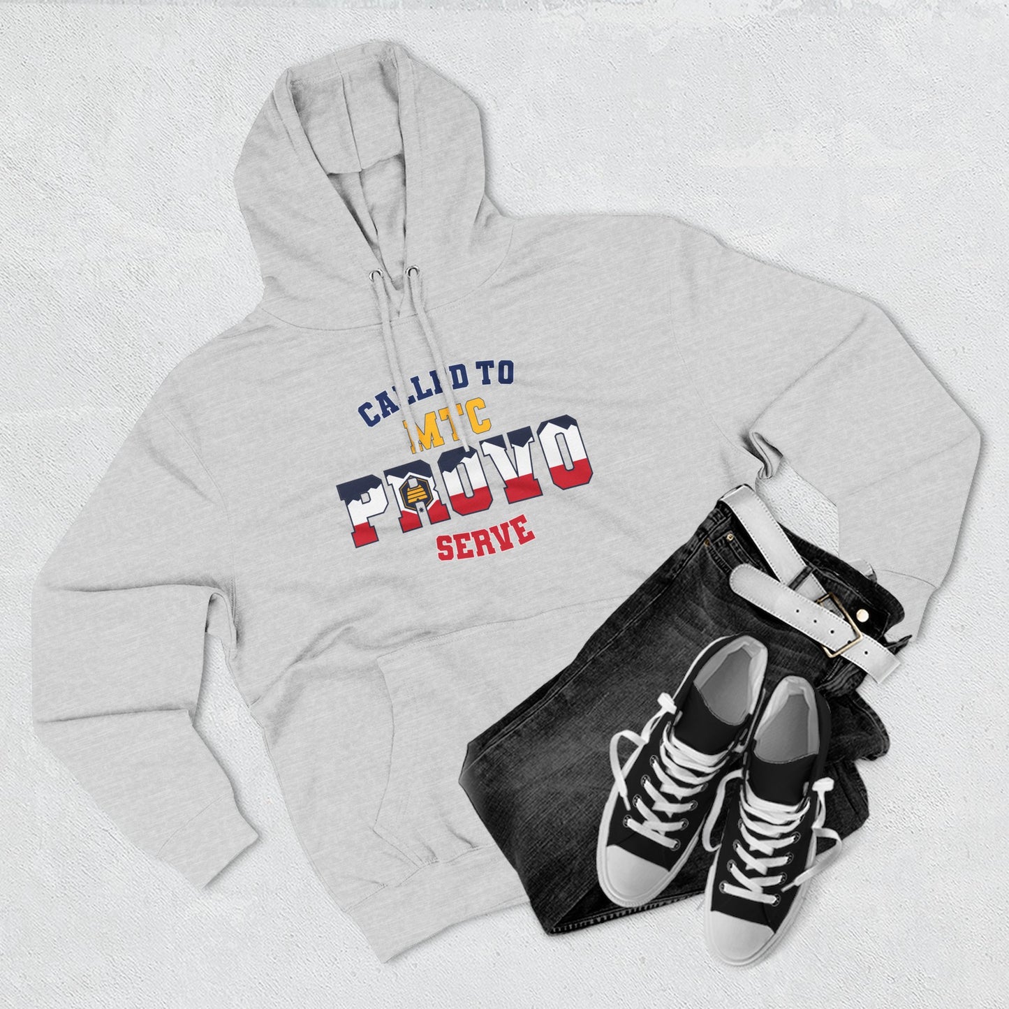 Provo MTC English New Utah Flag - The Relaxed Hoodie