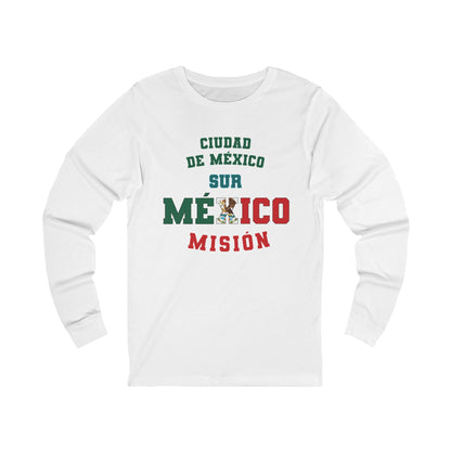 Mexico Mexico City South Spanish - Unisex Long Sleeve Cotton Jersey