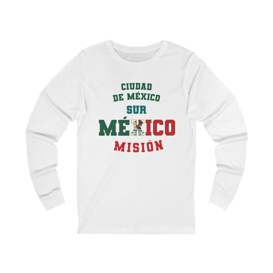 Mexico Mexico City South Spanish - Unisex Long Sleeve Cotton Jersey