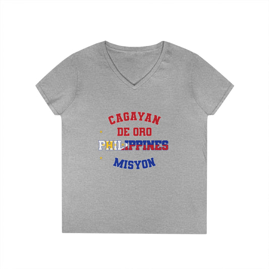 Philippines Cagayan de Oro Tagalog - Ladies' V-Neck T-Shirt