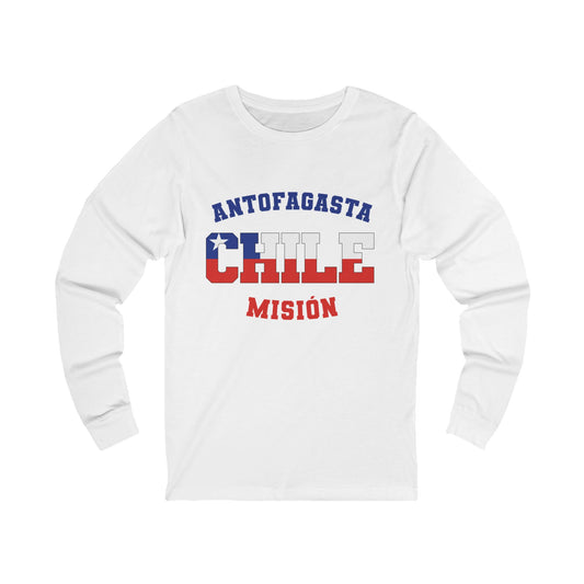 Chile Antofagasta Spanish - Unisex Long Sleeve Cotton Jersey