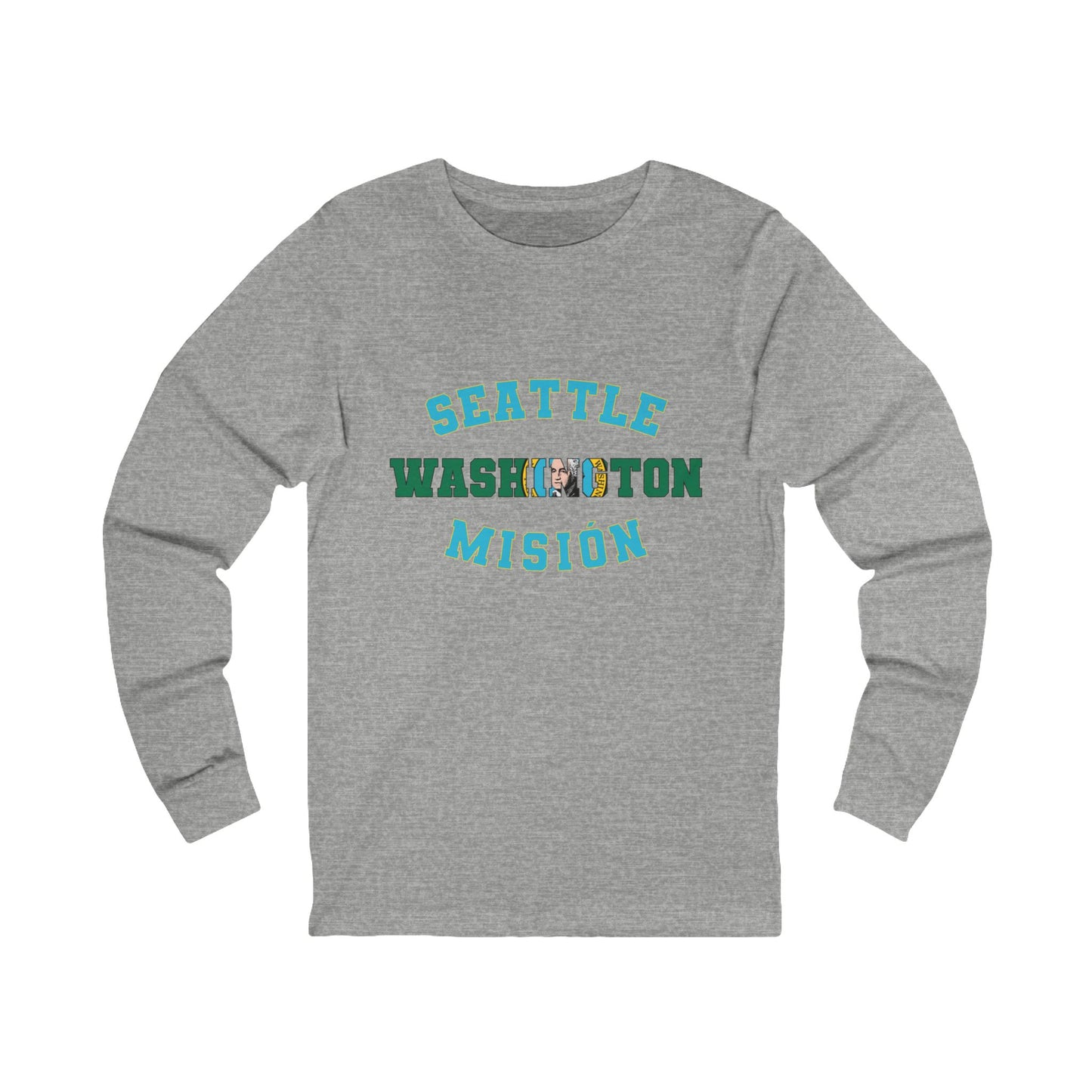 Washington Seattle Spanish - Unisex Long Sleeve Cotton Jersey