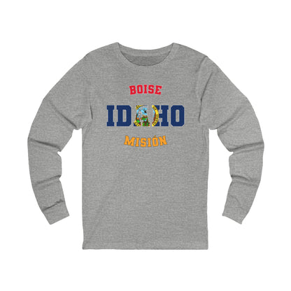 Idaho Boise Spanish - Unisex Long Sleeve Cotton Jersey