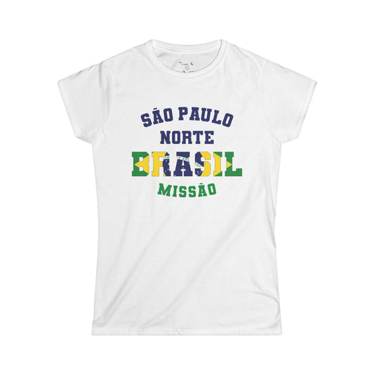 Brazil Sao Paulo North Portuguese - The Classic P-Day Tee for Ladies