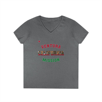 California Ventura English - Ladies' V-Neck T-Shirt