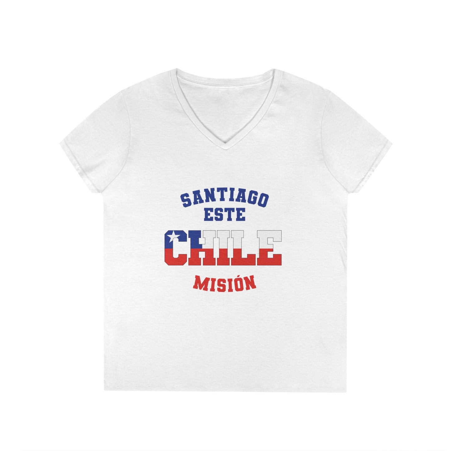 Chile Santiago East Spanish - Ladies' V-Neck T-Shirt