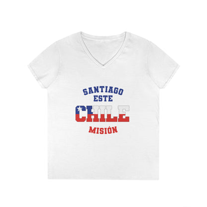 Chile Santiago East Spanish - Ladies' V-Neck T-Shirt