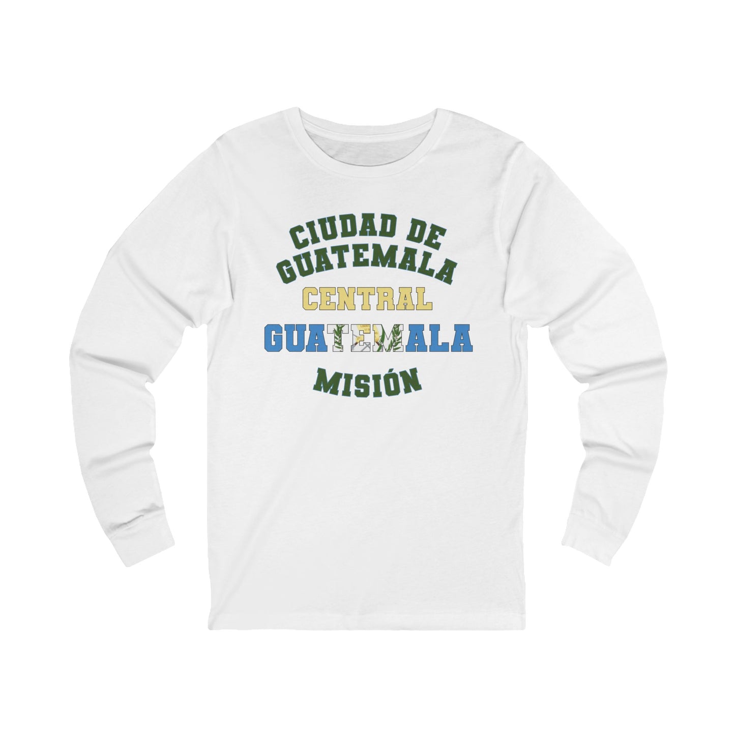 Guatemala Guatemala City Central Spanish - Unisex Long Sleeve Cotton Jersey