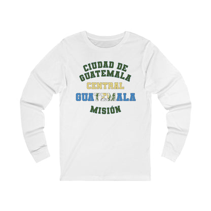 Guatemala Guatemala City Central Spanish - Unisex Long Sleeve Cotton Jersey