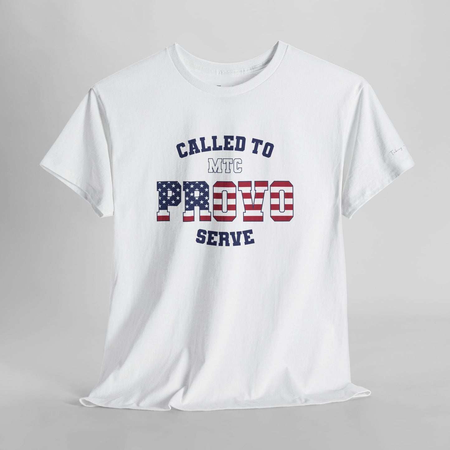 Provo MTC English USA Flag - The Classic P-Day T-Shirt