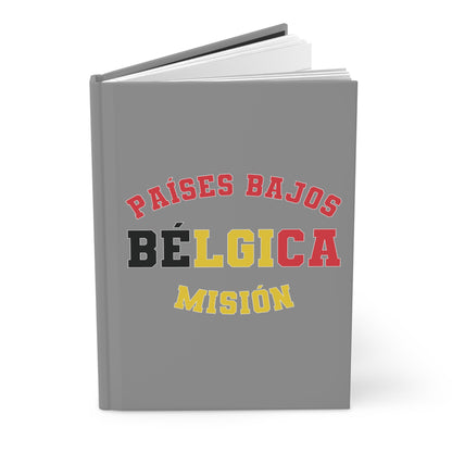 Belgium/Netherlands Spanish - Belgium Flag - Hardcover Journal