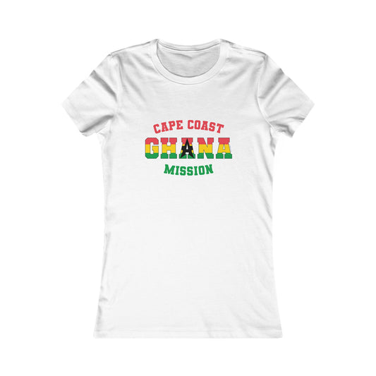 Ghana Cape Coast English - Ladies' New Favorite Tee