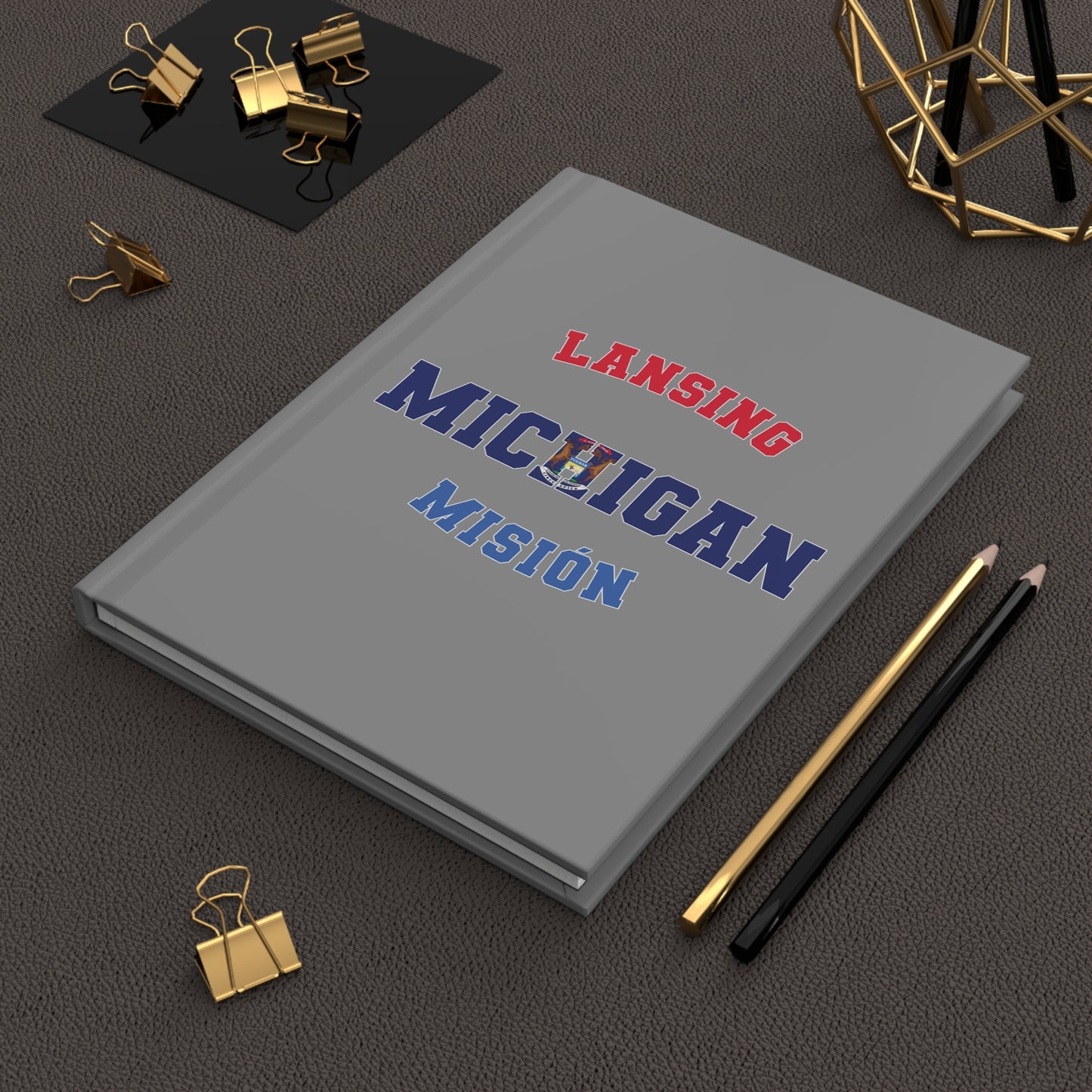 Michigan Lansing Spanish - Hardcover Journal