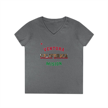 California Ventura Spanish - Ladies' V-Neck T-Shirt