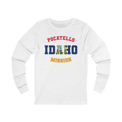Idaho Pocatello English - Unisex Long Sleeve Cotton Jersey