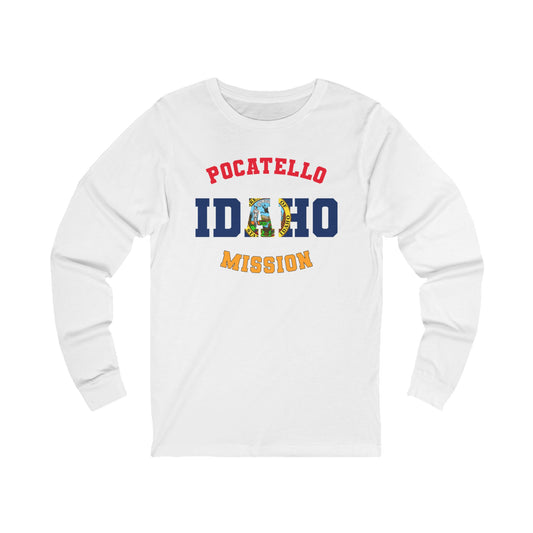 Idaho Pocatello English - Unisex Long Sleeve Cotton Jersey