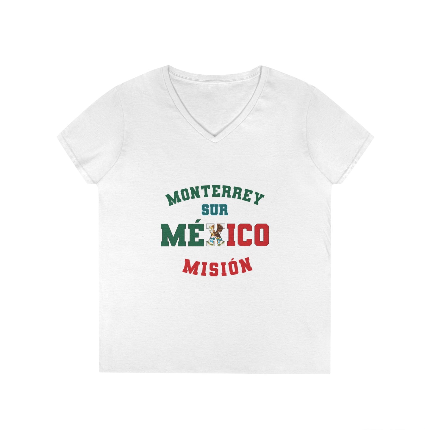 Mexico Monterrey South Spanish - Ladies' V-Neck T-Shirt