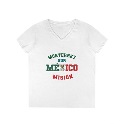 Mexico Monterrey South Spanish - Ladies' V-Neck T-Shirt