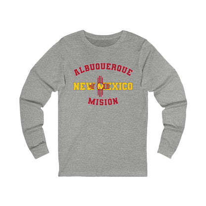 New Mexico Albuquerque Spanish - Unisex Long Sleeve Cotton Jersey