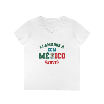 Mexico MTC Spanish - Ladies' V-Neck T-Shirt