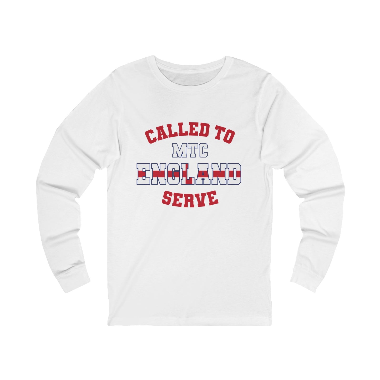 England MTC English - Unisex Long Sleeve Cotton Jersey