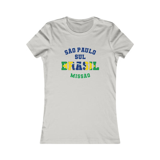Brazil Sao Paulo South Portuguese - Ladies' New Favorite Tee