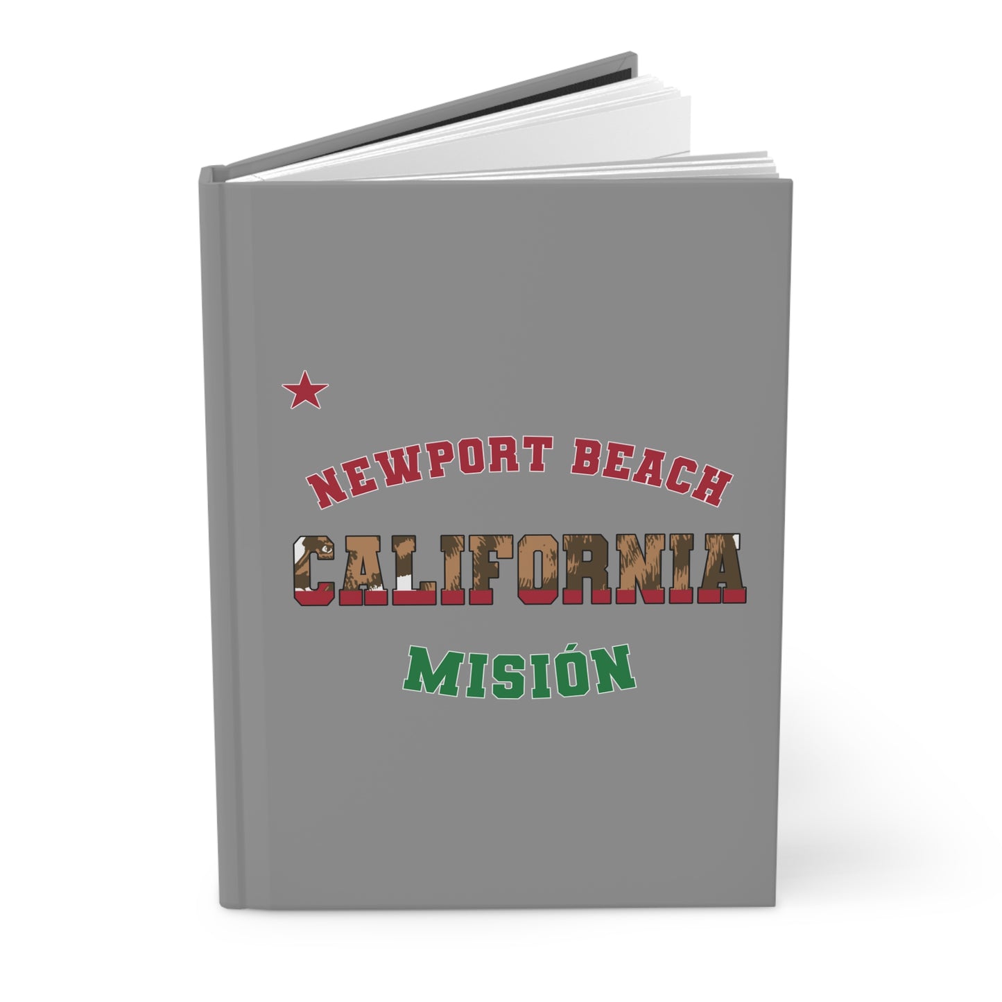 California Newport Beach Spanish - Hardcover Journal