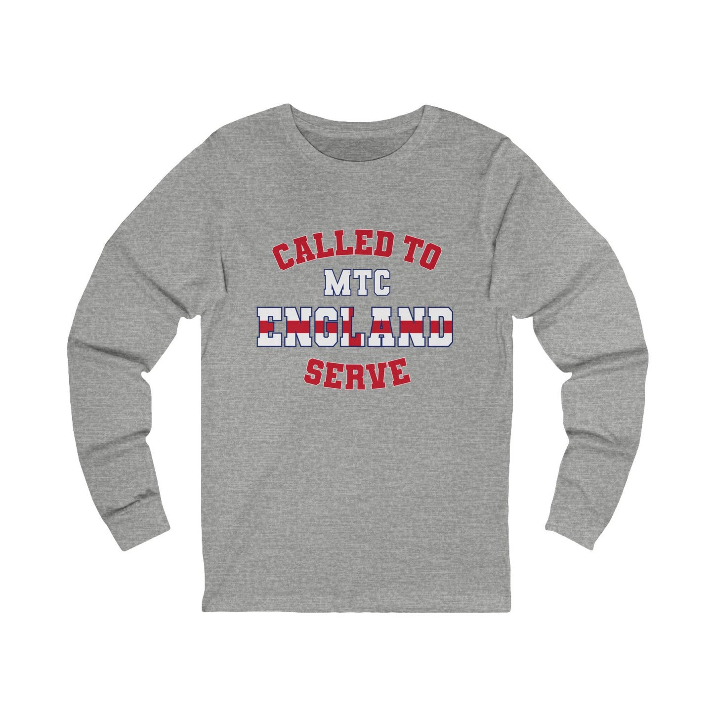 England MTC English - Unisex Long Sleeve Cotton Jersey
