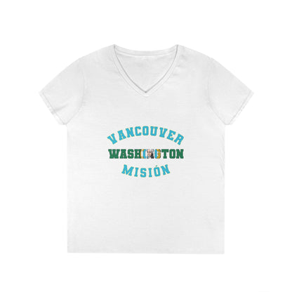 Washington Vancouver Spanish - Ladies' V-Neck T-Shirt