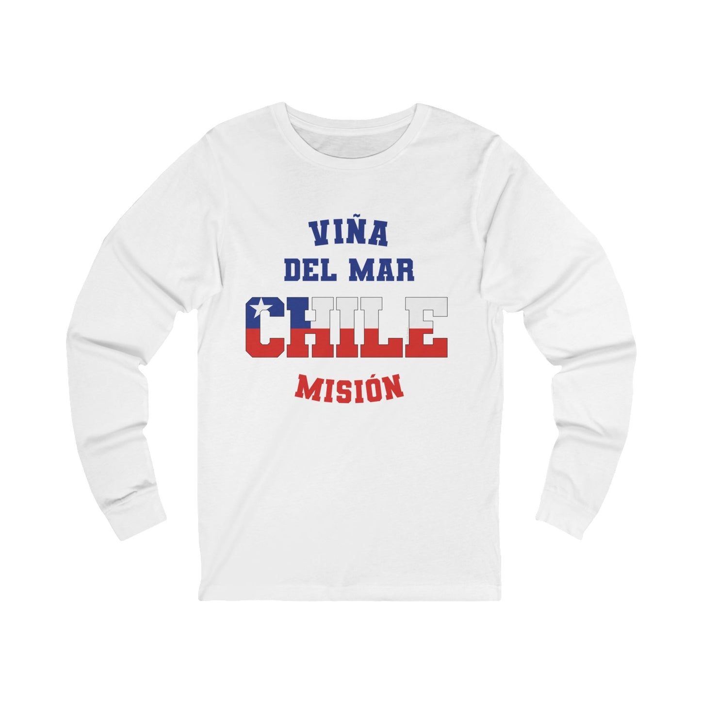 Chile Vina del Mar Spanish - Unisex Long Sleeve Cotton Jersey